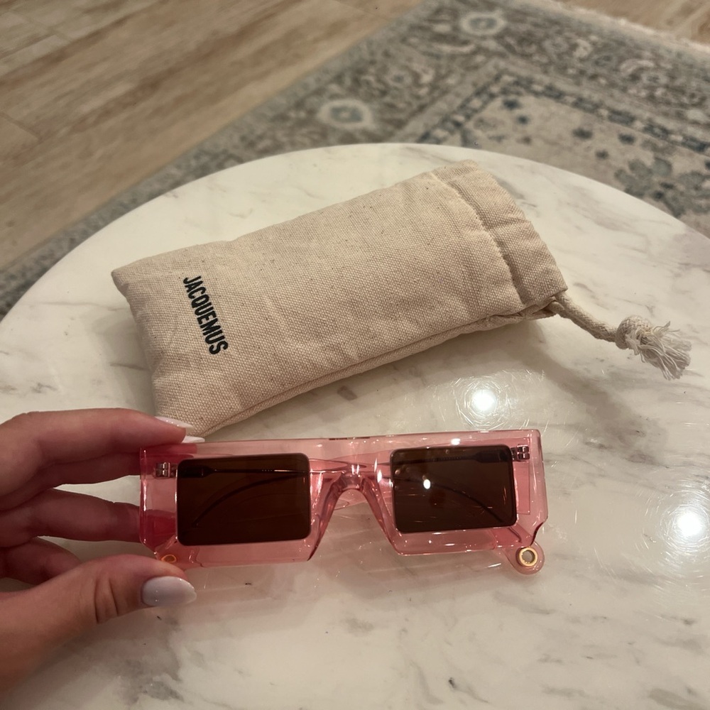 Jacquemus Sunglasses with Pink Frame
